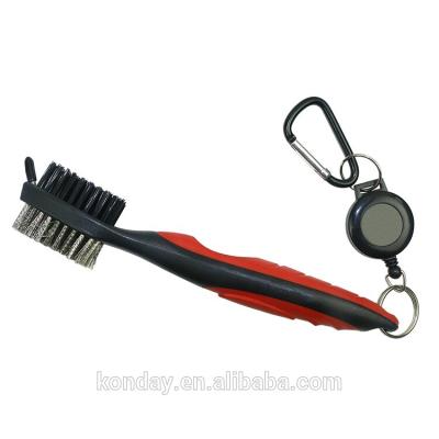 China Wholesale Luxury Golf Club Brush Golf Brush With Groove for sale