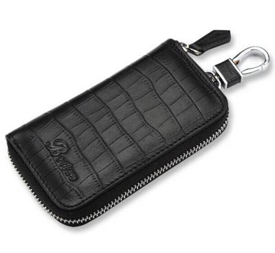 China Best PU TOP10 PU Leather Crocodile Key Holder Card Slots Key Wallet Organizer for sale