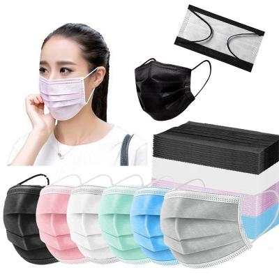 China Non-woven Breathable Disposable White Anti-dust Face Mask Nurse 3 Face Mask CE Surgical Mask Ear Loop Mascarillas Safe Face Mask Prices for sale