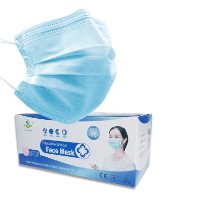 China Disposable 3 Ply Surgical Mask 3 Ply Surgical Mask 3 Ply Earloop Supplier Medical Mask Non Woven Surgical Doctor Nurse Use 3 Ply Face Mask for sale