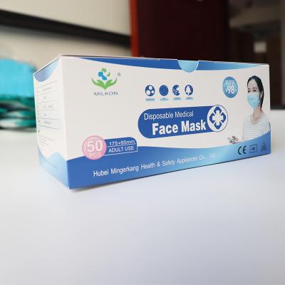 China China En14683 Hospital Surgical Supplies 3Ply Earloop Face Mask Medical Sanitary Mask Prices Wholesale Dental Doctor Mask for sale