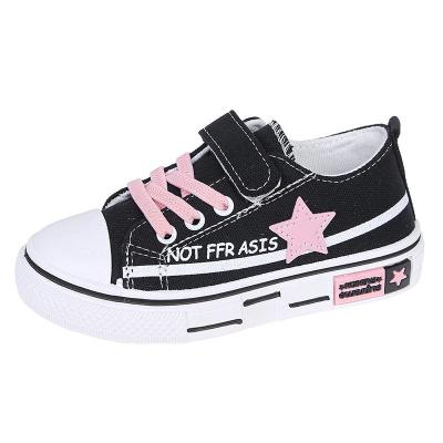 China Girls And Boys Massage Children's Shoes Used Casual Canvas Shoes Sneakers Kids Casual School Shoes Running Children for sale