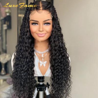 China 13X6 Lace Front Wig,Brazilian Curly Black Hair Wig,Fashionable Super Deep Wave Illusion Deep Curly Lace Frontal Transparent Wig for sale