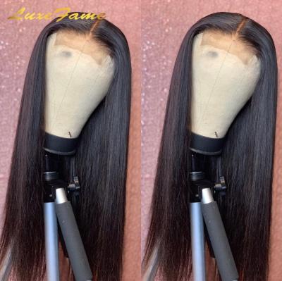 China Best Selling Peruvian Natural Hairline Body Wave Full Lace Wig, Long Cuticle Aligned Virgin Hair Wig, 8-28 Inch Full Lace Wig for sale