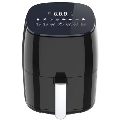 China Household 1400W 2.8L Touch Screen Electric Deep Fryer No Oil Air Fryer With Nonstick Basket for sale