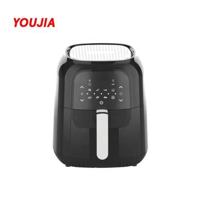 China Hot Sale Household 5.5L Digital Touch Screen Mode Electric Air Fryer Easy To Cook Less Fat for sale