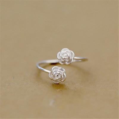 China New Arrival Fashionable Korean Rose Toe Rings Adjustable Cute Toe Rings For Lady for sale