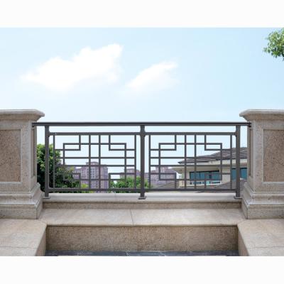 China Modern Cheap Italian Glass Cast Aluminum Balcony Deck Deck Railing Designs Grill Size Privacy Screen Pictures for sale