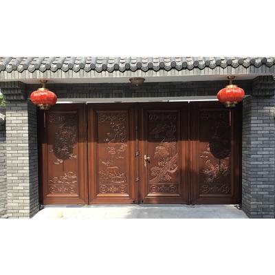 China Modern Outlined Simplicity Metal Yard Doors Yard Doors Aluminum Yard Door for sale