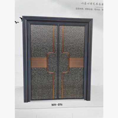 China American high quality wholesale modern security anti-theft aluminum door for sale