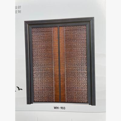 China 2021 Hot Sale Modern Style Security Door Anti Theft Security Outdoor Bulletproof Modern Aluminum Doors for sale