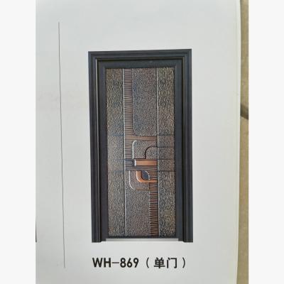 China Wholesale high quality cheap door modern security anti theft safe and bulletproof residential exterior aluminum door for sale