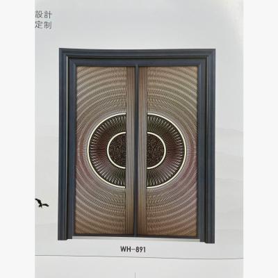 China Modern Design Hot Selling Low Price Modern Anti Theft Safe Aluminum Doors Exterior Security Door for sale