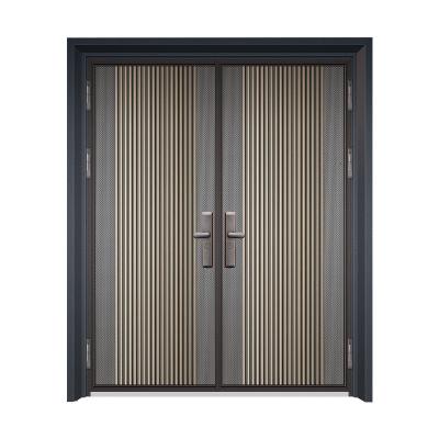 China Various Modern Widely Used Interior Aluminum Security Doors Turkey Aluminum Security Door for sale