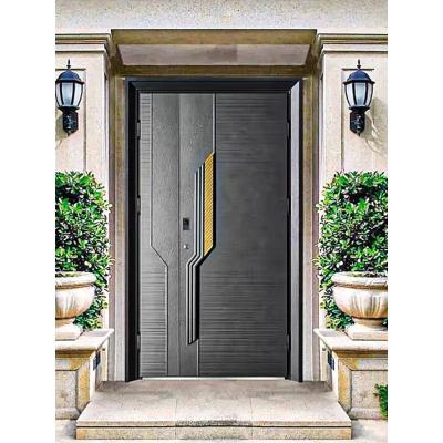 China Low Price Modern Design Anti Theft Security Low Price Aluminum Security Door For American for sale