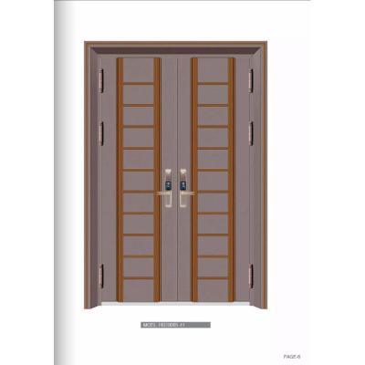 China Bullet Door Bullet Door Security Door Heavy Duty European Style Residential Turkish Steel Wood Heavy Duty Modern Security High Quality for sale