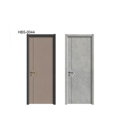 China Front Tempered Glass Door Interior Modern Wooden Doors With Glass Inserts for sale