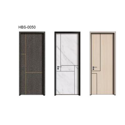 China Modern Apartment Living Room Ghana Wooden Interior Doors Design With Stained Glass for sale