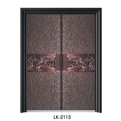 China 2021 hot sale modern design modern safe box and doors luxury interior aluminum strong security door made in china for sale