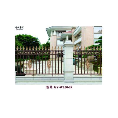 China Modern Most Popular Multi Function Fence Panel Metal Security Aluminum Wrought Welded Residential Custom Used Main Doors Latest Design for sale