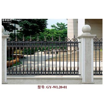 China The modern prefab wooden house of cast aluminum ladder railing baluster design photos for sale