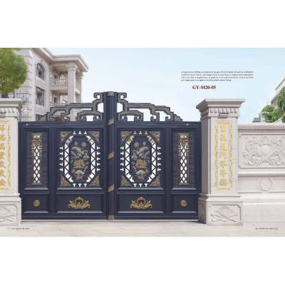 China Decorative Wall Modern Aluminum Fence Aluminum Yard Boundary For Garden Yard Gate for sale