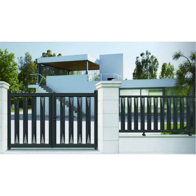 China Modern Hot Sale Aluminum Villa Garden Door Art Panning Courtyard Door for sale