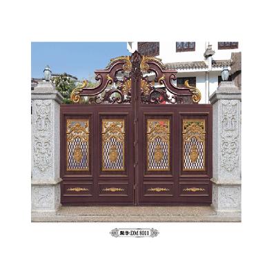 China Custom Modern Exquisite Home Aluminum Courtyard Door for sale