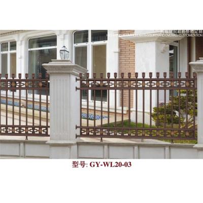 China Modern Wall Mounted Aluminum Casting Handrail Curved Stair Railing Design For Platform for sale