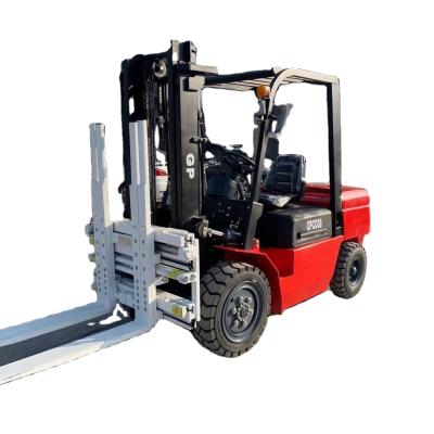 China Hotels Single Diesel Forklift 3ton Double Forklift With Forklift Attachments en venta