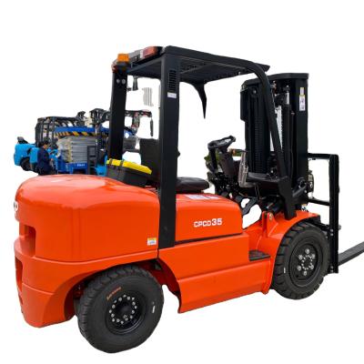 China Hotels 3-3.5 Ton Diesel Forklift With Euro V Engine for sale