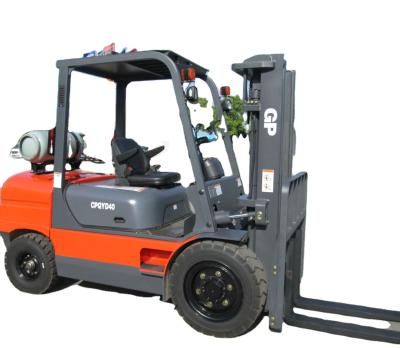 Cina 3.0 Ton LPG Forklift Truck Fuel Forklift Gasoline Adjustable Height Hotels in vendita