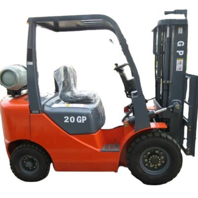 China 2tons Hotels And Lift Height 3500mm Gasoline/LPG Forklift Te koop