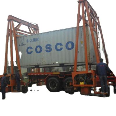 Cina Gantry Crane Heavy Duty and Lightweight Self Weight Shipping Container Gantry Crane Container Lifting Crane in vendita