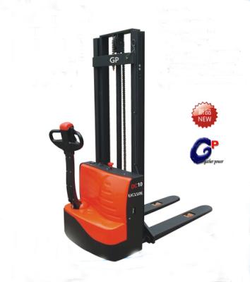 Cina Strong Hotels And Saving Hand Hydraulic Stacker Electric Stacker Pallet Stacker in vendita