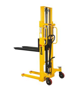 中国 Lowest Price 1500Kg Manual Pallet Stacker Hand Stacker Hydraulic Forklift Stacker 1500kg 販売のため