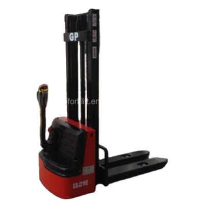 중국 Hot Selling Hotels Lifting Stacking Electric Pallet Stacker Truck Pallet Lift Stacker 판매용