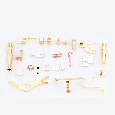 China Brass battery holder battery contact stamping battery contact terminal connector button cell coin cell holder for sale