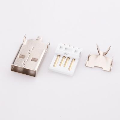 China a usb solder male connectors contact terminal for usb cable na for sale