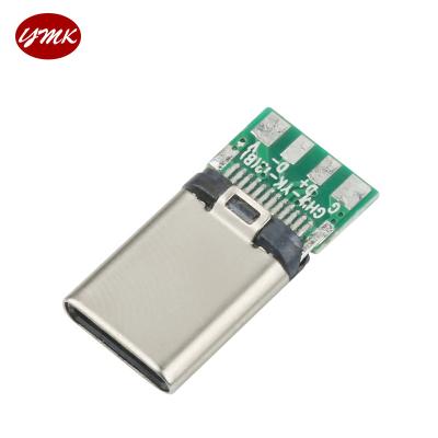 China audio & Video USB 3.0 Type C Male Plug Socket Connector Adapter WITH PCB CONNECTOR for sale