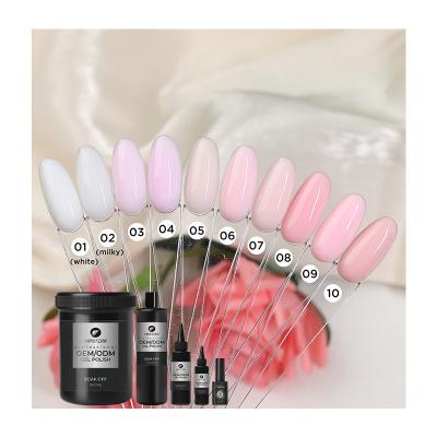 China Crueltyfree Factory Whosale 1kg Nude Rubber Base Coat Pink gel base rubber polish gel Private Label Nail Supplier for sale