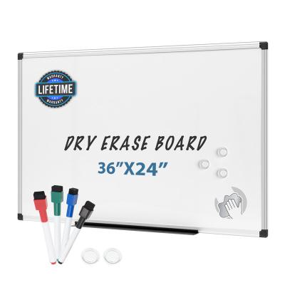 China Office Teaching Board Whiteboard with Silver Aluminum Frame for Office, Home and School Magnetic Dry Erase Board (36*24 inch) for sale