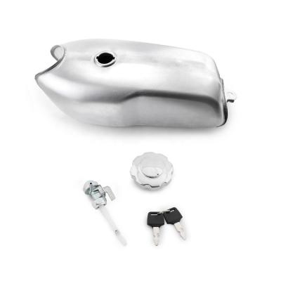 China Areyourshop 9L / 2.4 Gallon Gas Fuel Tank Steel Universal For Custom Cafe Racer For BMW For Honda For Yamaha for sale