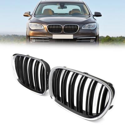 China Areyourshop ABS Chrome Black Front Grill Grille For BMW F02 F01 F03 730 740Li 750Li X 2009-2012 Drive for sale