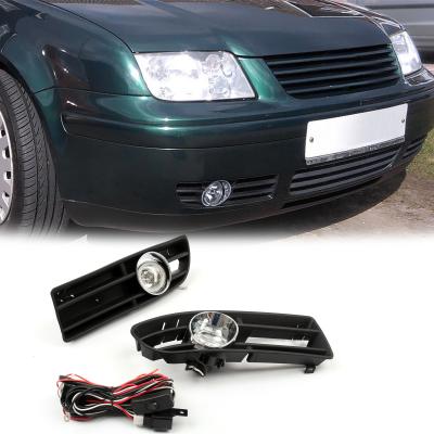 China ABS Areyourshop Grill Bumper Grill With Driving Fog Lamp Light For VW JETTA BORA MK4 TDI 1999-2004 for sale