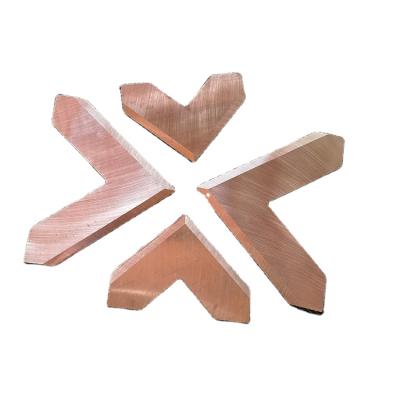 China Factory Direct Manufacturer Cardboard Angle Blade Cutting Paper Angle Blade Special Shaped Blade for sale