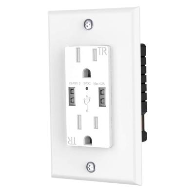 China Great Upgrade To A Standard Keygma15A Usa 4.2 Amp USB Plug Residential High Speed ​​Electrical Outlet for sale