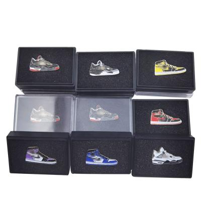 China China custom hard enamel shoes pin for custom enamel sports sneaker pin shoes lapel pin for sale