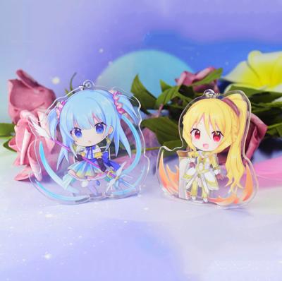 China Letter Pencil Charm Tassel Plastic Tending Resin Epoxy Make Your Own Anime Glitter Hologram Key Chain Custom Acrylic Charm for sale