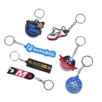 China Rubber YI With You Free Samples Custom Rubber Key Chain With Soft Logo 2d /3d PVC Custom Key Chain Logo For Promotion Gifts for sale